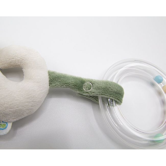 Jucarie zornaitoare BabyJem, Calut de mare din plus, 3 luni+ (Culoare: Portocaliu) JEMbj_8182