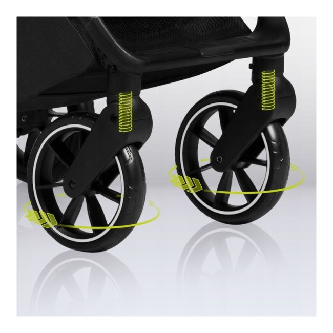Lionelo - Carucior sport Cloe, De la nastere, Cu accesorii, Cadru din aluminiu, 0-22 kg, Usor, Pliabil cu o singura mana, Ideal pentru toate tipurile de suprafete, Maro BYNLO-CLOE_BROWN_RUST
