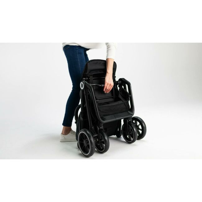 Lionelo - Carucior sport Cloe, De la nastere, Cu accesorii, Cadru din aluminiu, 0-22 kg, Usor, Pliabil cu o singura mana, Ideal pentru toate tipurile de suprafete, Maro BYNLO-CLOE_BROWN_RUST