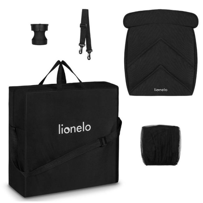 Lionelo - Carucior sport Cloe, De la nastere, Cu accesorii, Cadru din aluminiu, 0-22 kg, Usor, Pliabil cu o singura mana, Ideal pentru toate tipurile de suprafete, Maro BYNLO-CLOE_BROWN_RUST