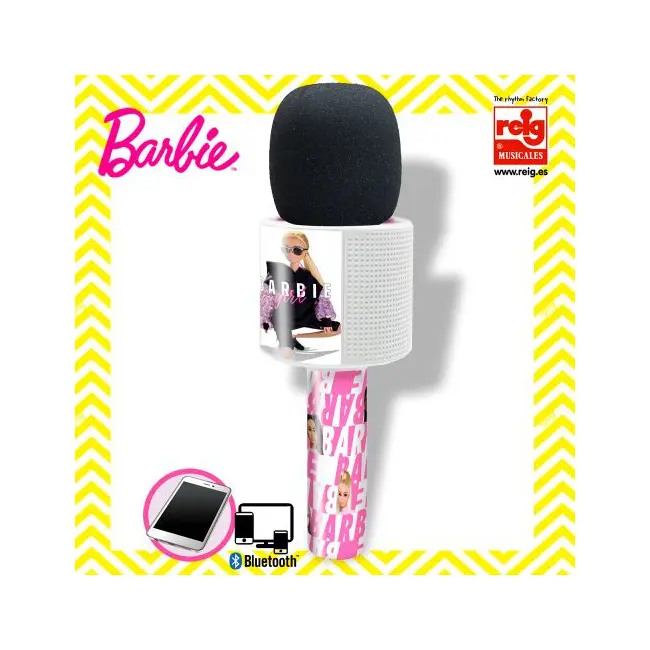 Microfon cu conexiune bluetooth barbie rg4419