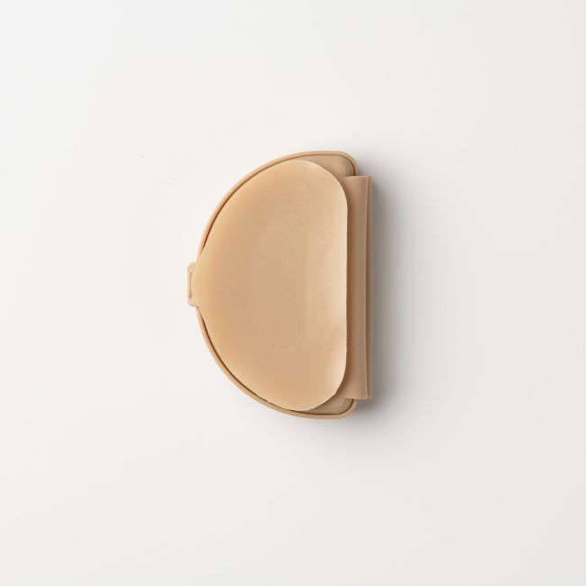 Recipient diversificare hrana bebelusi Miniware Silifold, 100% din silicon alimentar, Almond Butter JEMmw_SLFSAB