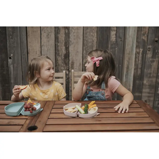 Recipient diversificare hrana bebelusi Miniware Silifold, 100% din silicon alimentar, Almond Butter JEMmw_SLFSAB