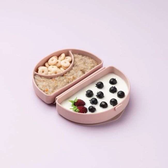 Recipient diversificare hrana bebelusi Miniware Silifold, 100% din silicon alimentar, Sage JEMmw_SLFSSG