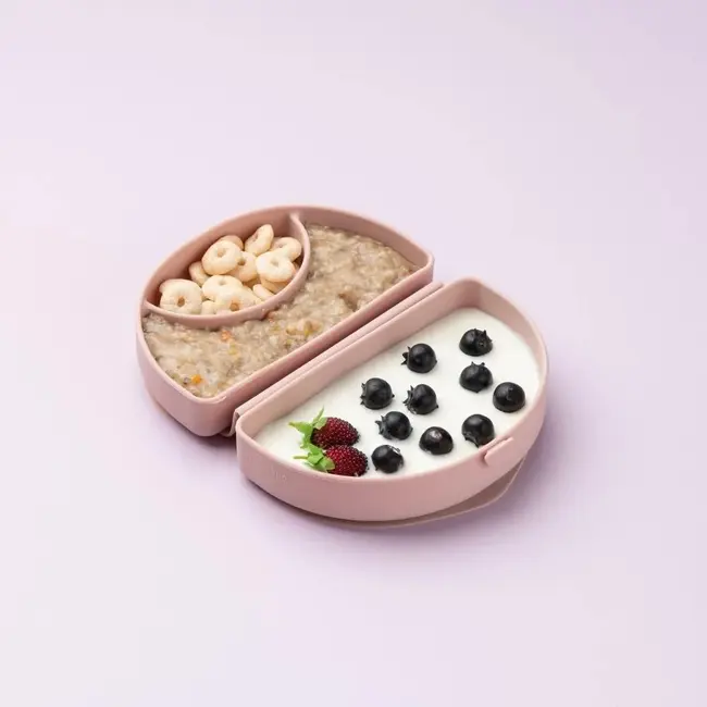 Recipient diversificare hrana bebelusi Miniware Silifold, 100% din silicon alimentar, Sage JEMmw_SLFSSG