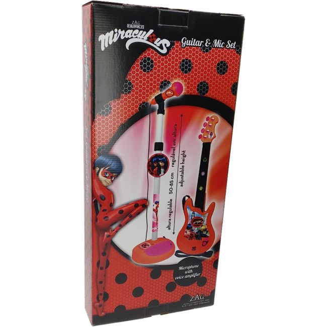 Set chitara si microfon miraculous rg2675
