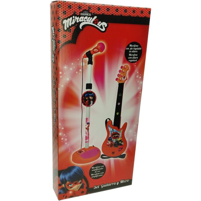 Set chitara si microfon miraculous rg2675