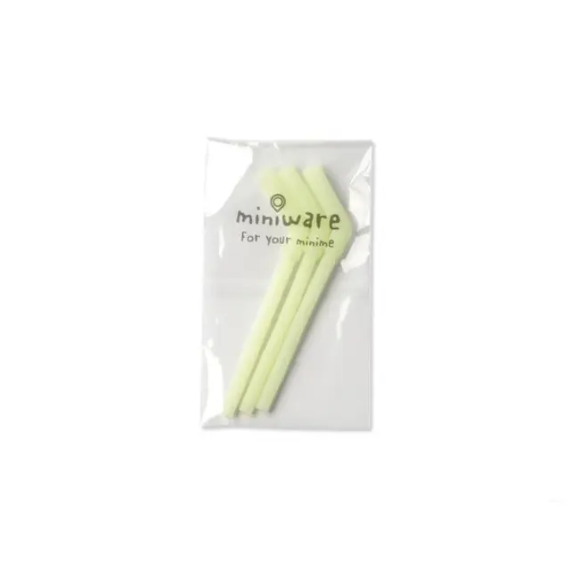 Set de 3 paie reutilizabile Miniware, 100% din silicon alimentar, Key Lime JEMmw_MWSSW3KL