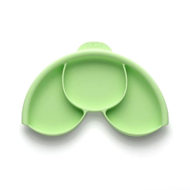 Set diversificare hrana bebelusi Miniware Healthy Meal, 100% din materiale naturale biodegradabile, 3 piese, Keylime JEMmw_MWHMKK