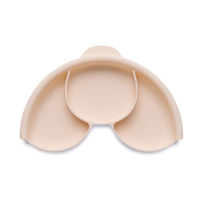 Set diversificare hrana bebelusi Miniware Healthy Meal, 100% din materiale naturale biodegradabile, 3 piese, Toffee/Peach JEMmw_MWHMTP