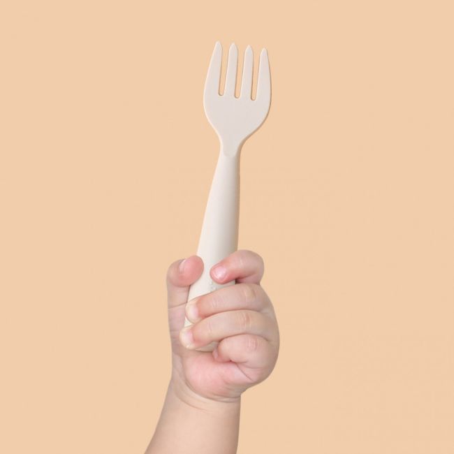 Set diversificare hrana bebelusi Miniware Little Foodie, 100% din materiale naturale biodegradabile, 6 piese, Vanilla Aqua JEMmw_MWLFVA