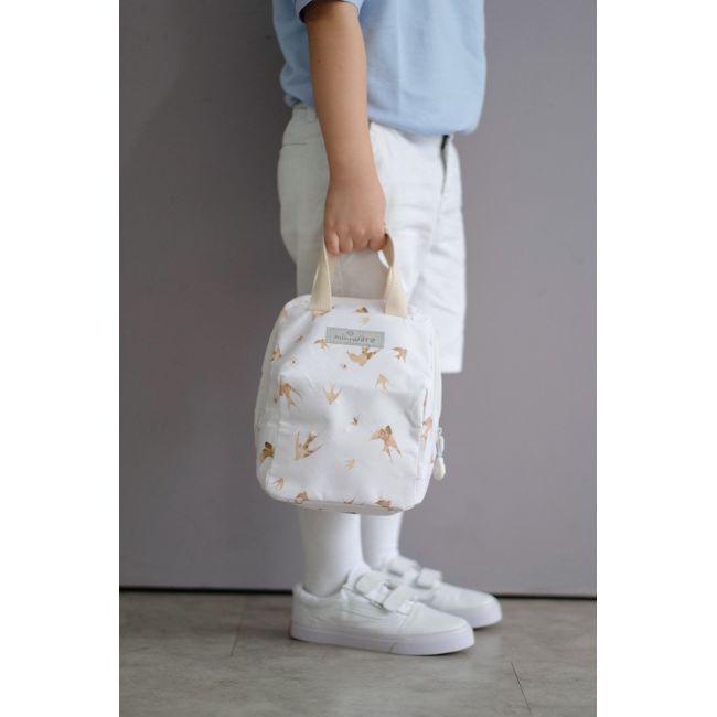 Set geanta termoizolanta Mealtote cu cutie Grow bento, Miniware Ready Go! Bento, 4 piese, Golden Swallow JEMmw_RGBGS