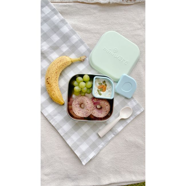 Set geanta termoizolanta Mealtote cu cutie Grow bento, Miniware Ready Go! Bento, 4 piese, Prickly Pear JEMmw_RGBPP