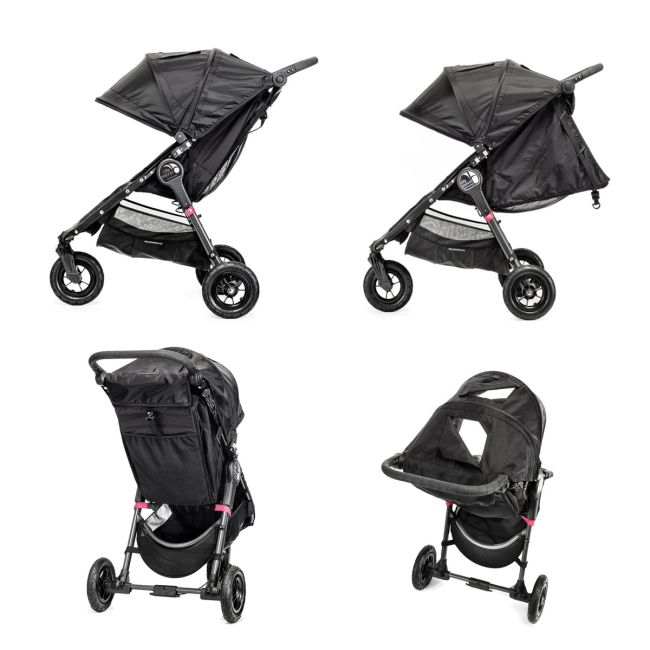 Carucior City Mini GT Black sistem 2 in 1 ERFBJ0131531000-2-in-1