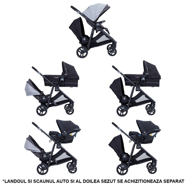 Carucior Graco Time2Grow Iron ERFG6DQ999IROEU