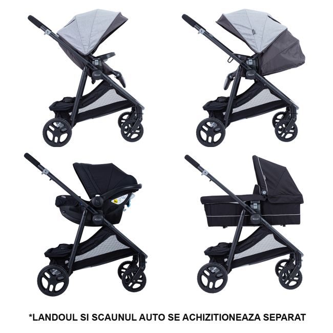 Carucior Graco Time2Grow Iron ERFG6DQ999IROEU