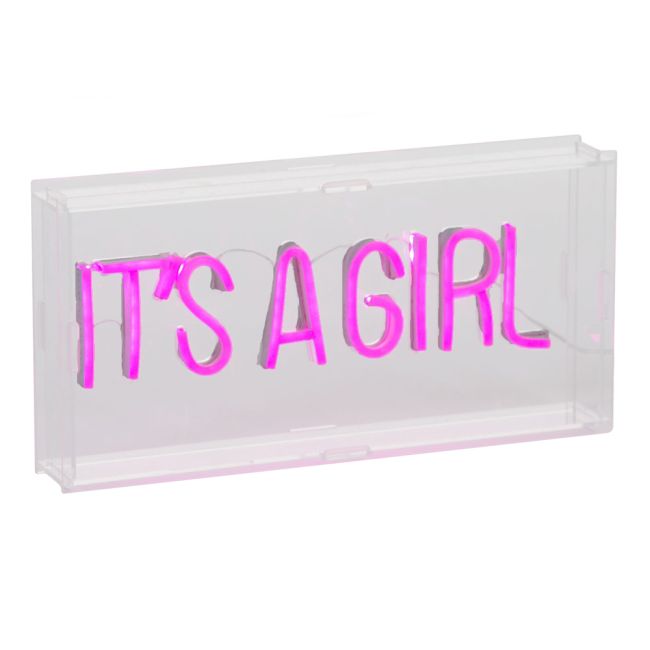 Caseta luminoasa Neon Childhome 30x15 cm, Roz ERFCH-CHNLBGI