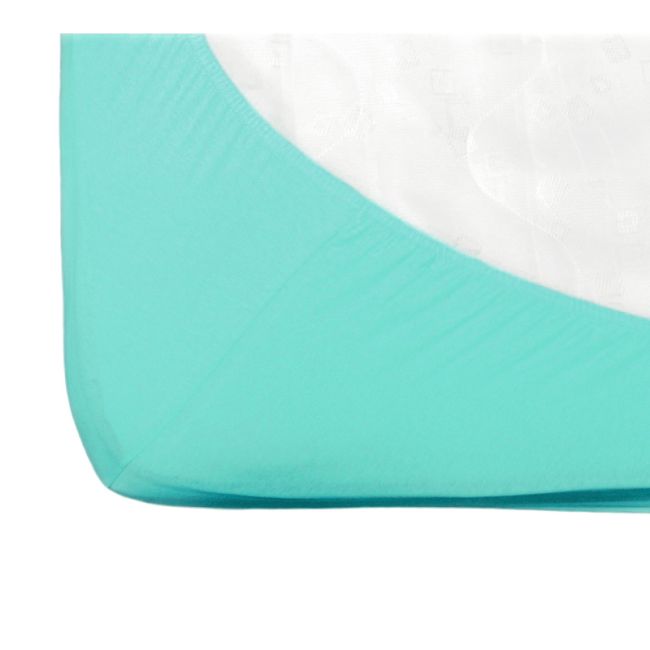 Cearsaf cu elastic jerse din bumbac Menta 120/60 cm ERFF05180