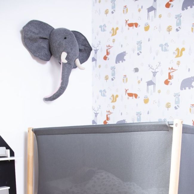 Decoratiune perete Childhome 15x28x36 cm, Elefant ERFCH-CCFELH