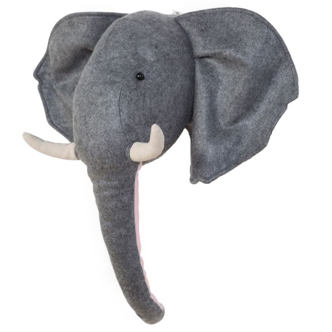 Decoratiune perete Childhome 15x28x36 cm, Elefant ERFCH-CCFELH