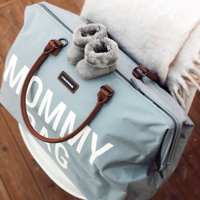 Geanta de infasat Childhome Mommy Bag Gri ERFCH-CWMBBGR