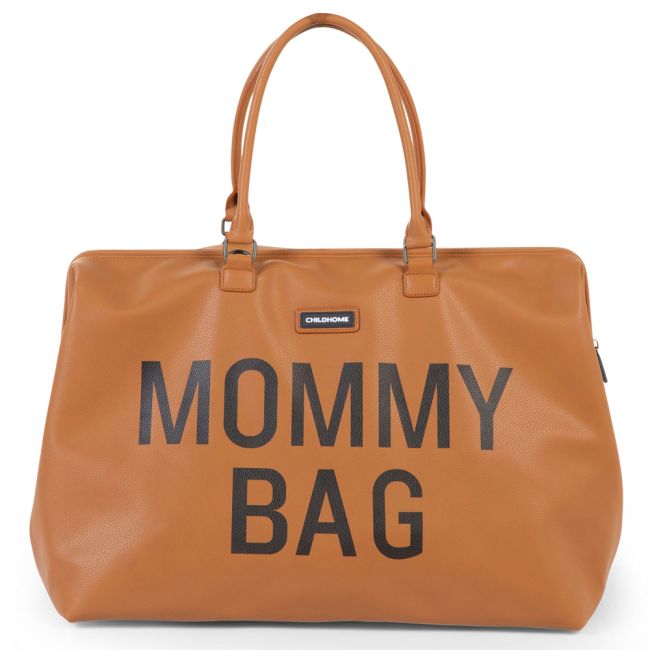 Geanta de infasat Childhome Mommy Bag piele ecologica Maro ERFCH-CWMBBLLBR
