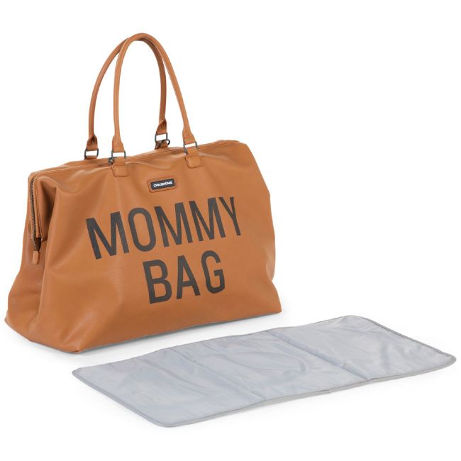Geanta de infasat Childhome Mommy Bag piele ecologica Maro ERFCH-CWMBBLLBR