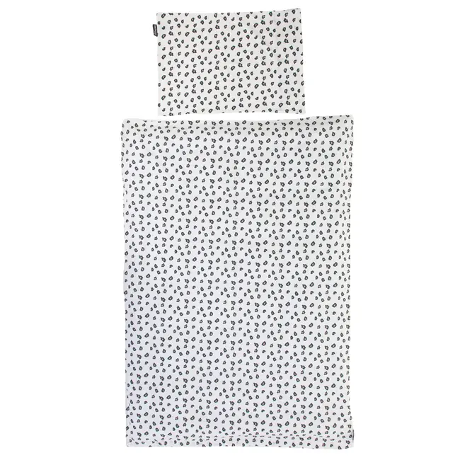 Husa pilota si fata de perna Childhome Jerse 100x140 cm, Leopard ERFCH-CCDCJLEO