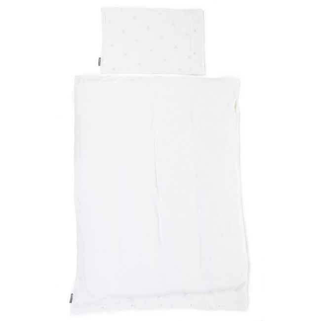 Husa pilota si fata de perna Childhome Jerse/Muselina 100x140 cm, Inimioare ERFCH-CCDCJOH