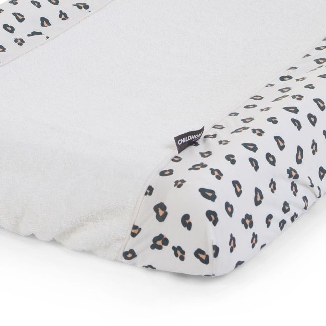 Husa saltea de infasat Childhome Jerse/Frotir, Leopard ERFCH-CCCOJLEO