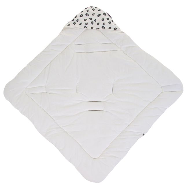 Paturica de infasat Childhome Jerse 75x75 cm, Leopard ERFCH-CCSWJLEO