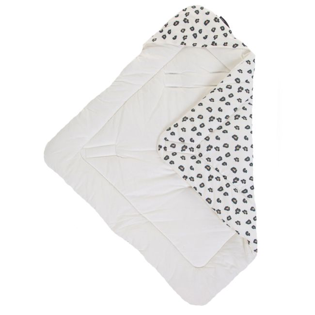 Paturica de infasat Childhome Jerse 75x75 cm, Leopard ERFCH-CCSWJLEO