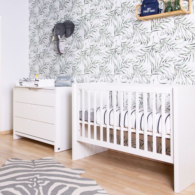 Patut Childhome Quadro White 60x120 cm, MDF Alb ERFCH-B120QNT