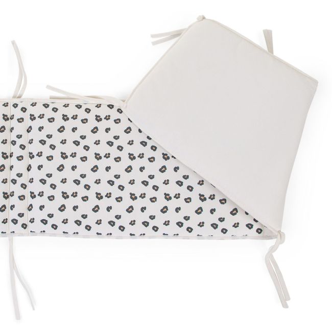 Protectie patut Childhome Jerse 35x170 cm, Leopard ERFCH-CCBPJLEO
