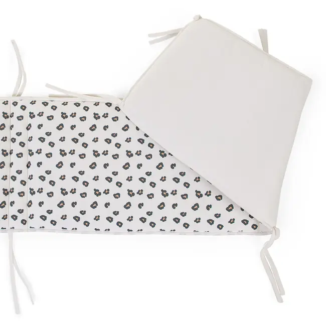 Protectie patut Childhome Jerse 35x170 cm, Leopard ERFCH-CCBPJLEO