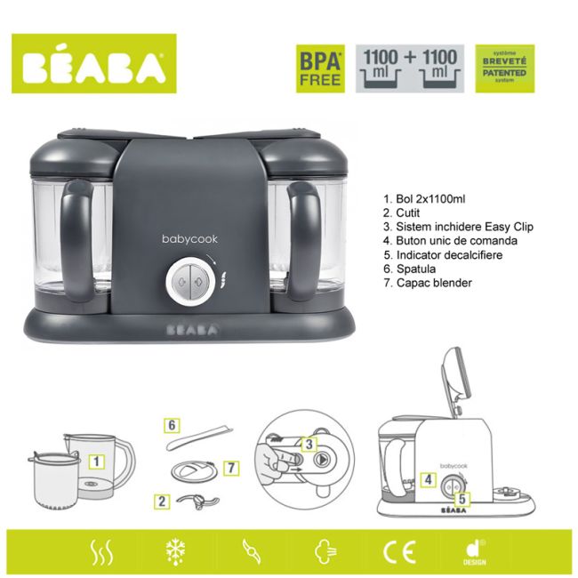 Robot Babycook Plus Dark Grey ERFB912952