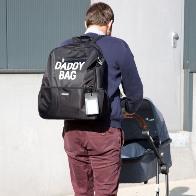 Rucsac de infasat Childhome Daddy Bag Negru ERFCH-CWDBPBL