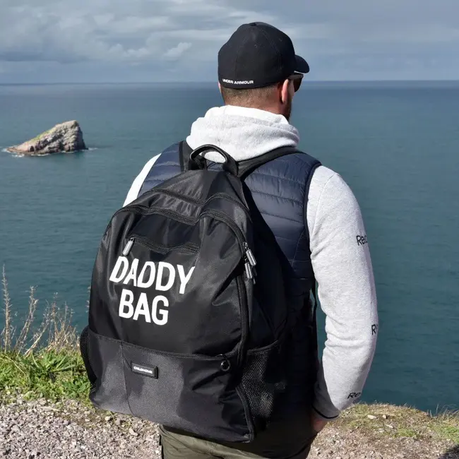 Rucsac de infasat Childhome Daddy Bag Negru ERFCH-CWDBPBL
