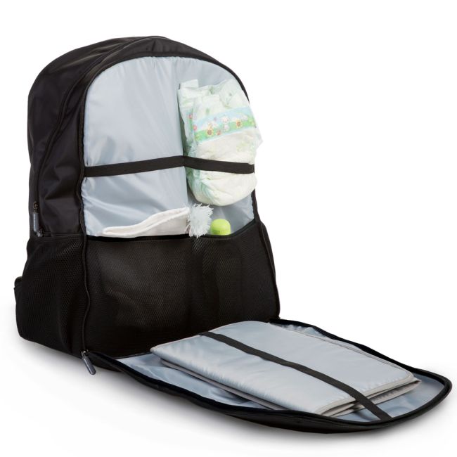 Rucsac de infasat Childhome Daddy Bag Negru ERFCH-CWDBPBL