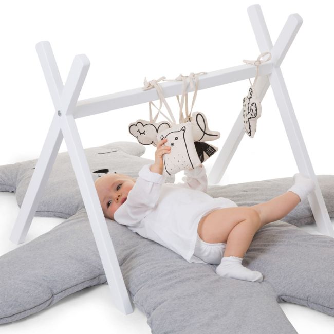 Salteluta de joaca Childhome 150 cm, Teddy Gri ERFCH-CCTB150JG