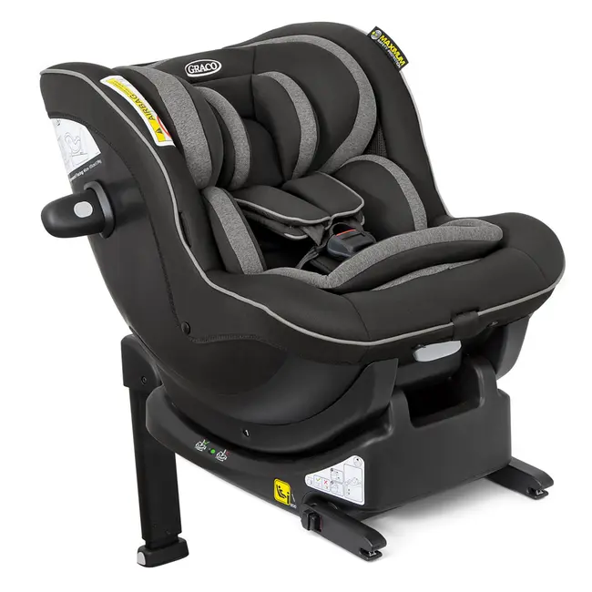 Scaun auto Graco Ascent i-Size Black + Baza Isofix ERFG8CB999BLCEU-B