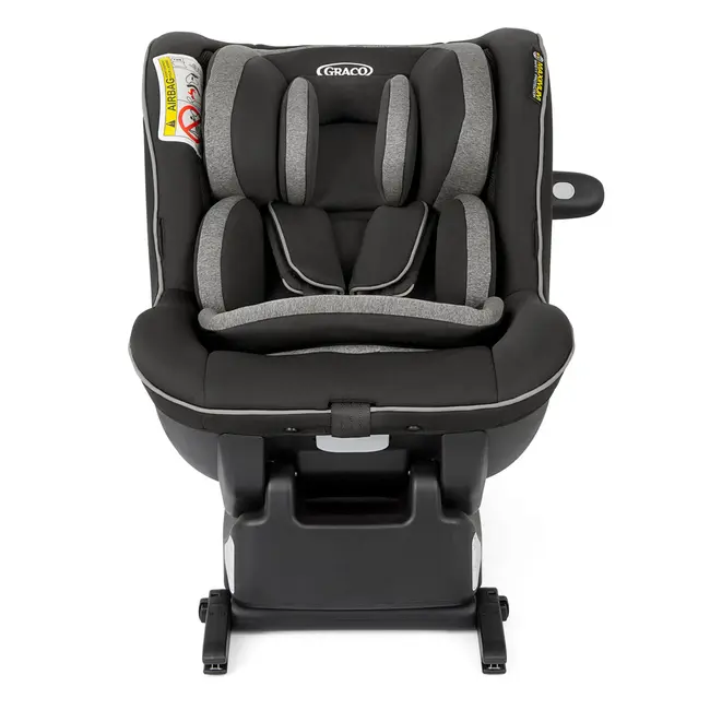 Scaun auto Graco Ascent i-Size Black + Baza Isofix ERFG8CB999BLCEU-B