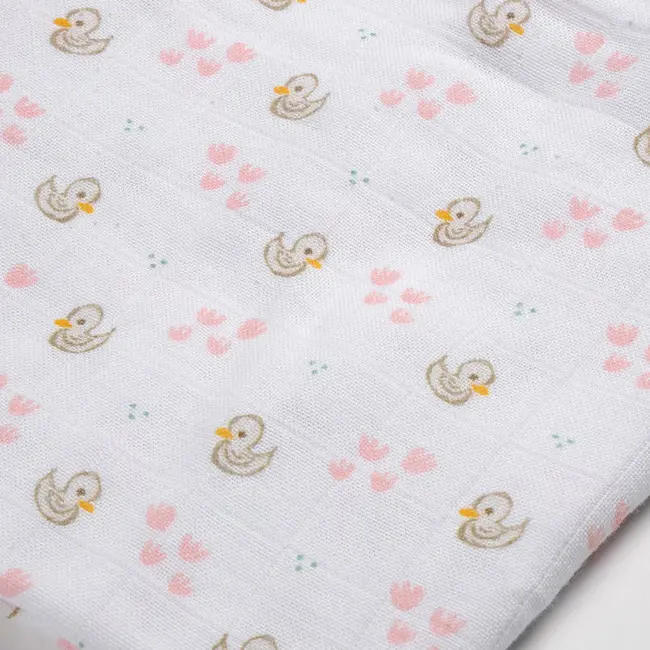 Set 3 Museline Beaba bumbac organic 70x70 cm Swan Pink ERFB920343