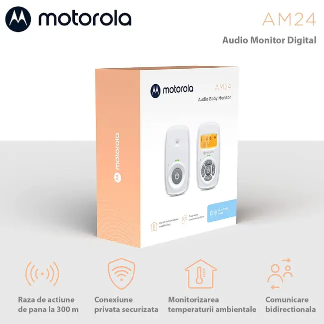 Audio Monitor Digital Motorola AM24 ERFAM24