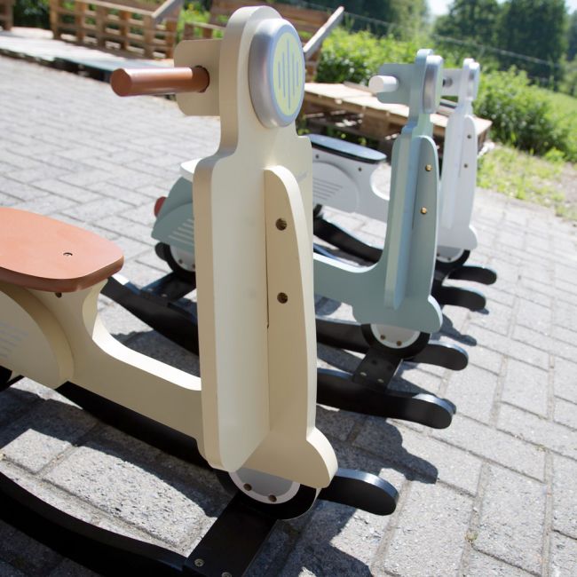 Balansoar Childhome Scooter, MDF Alb ERFCH-CWRSW