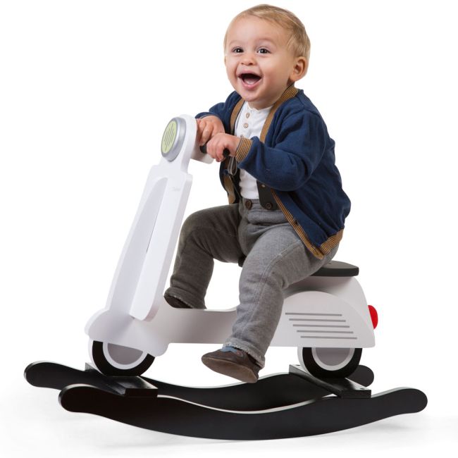Balansoar Childhome Scooter, MDF Alb ERFCH-CWRSW