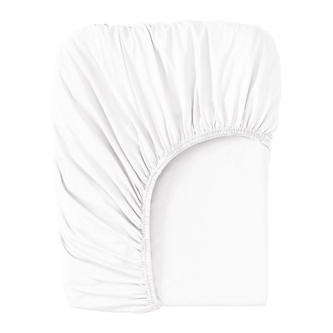 Cearsaf saltea 75x95 cm Childhome, Bumbac Organic Alb ERFCH-CCFIB92W
