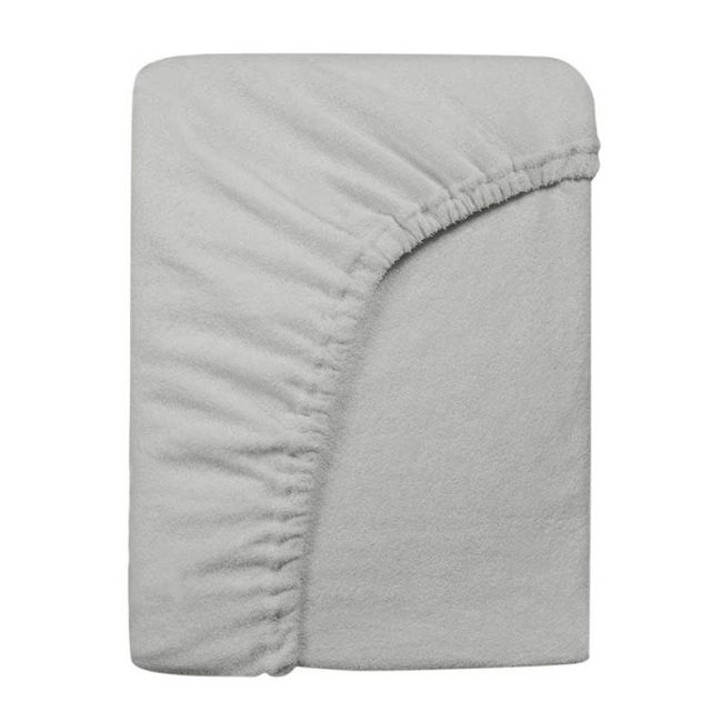 Cearsaf saltea 75x95 cm Childhome, Tricot Gri ERFCH-CCPMCTPMG