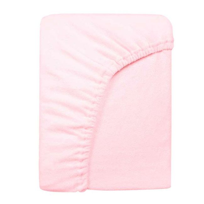 Cearsaf saltea 75x95 cm Childhome, Tricot Roz ERFCH-CCPMCTPOP