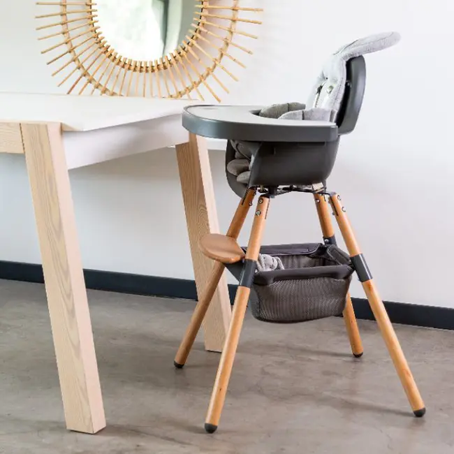 Cos accesorii pentru scaun de masa Childhome Evolu, Antracit ERFCH-CHEVOBASA